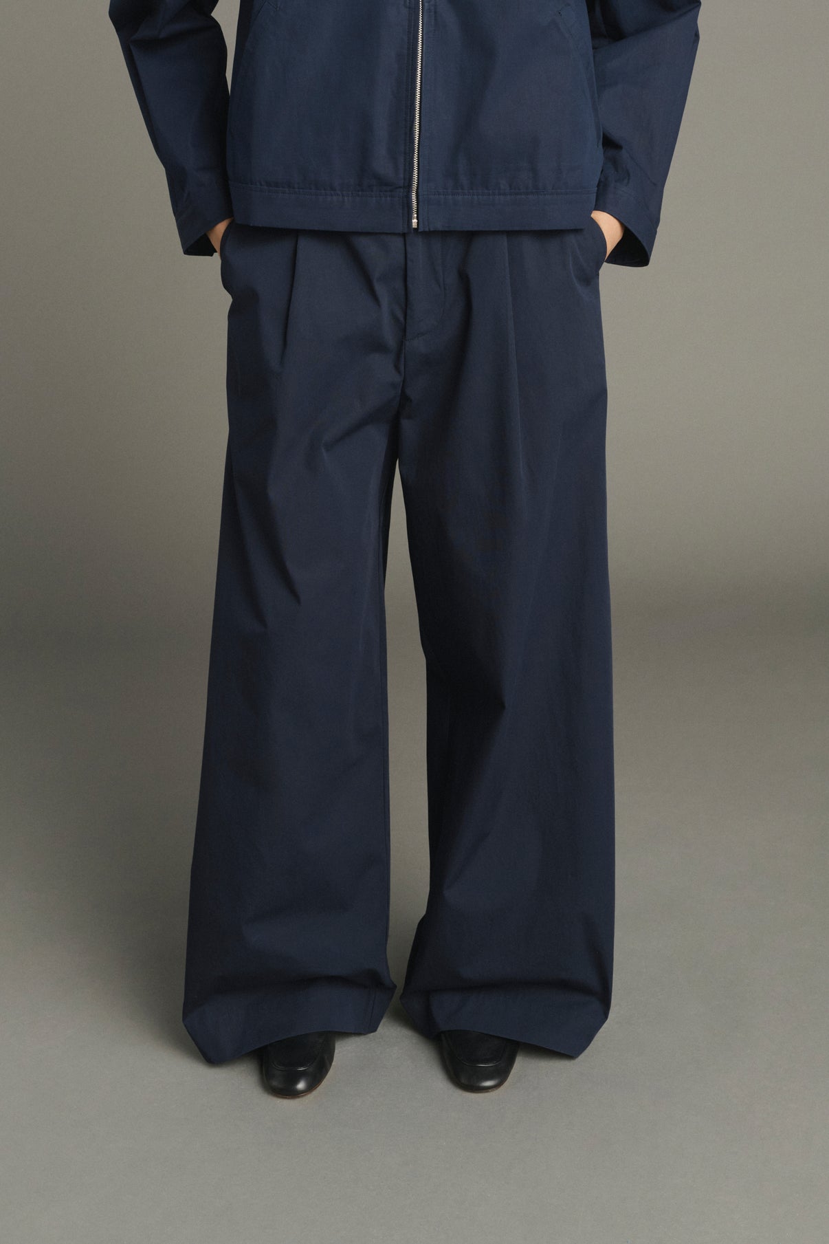 Pantalon Hugues - Navy - Coton - Femme vue 3