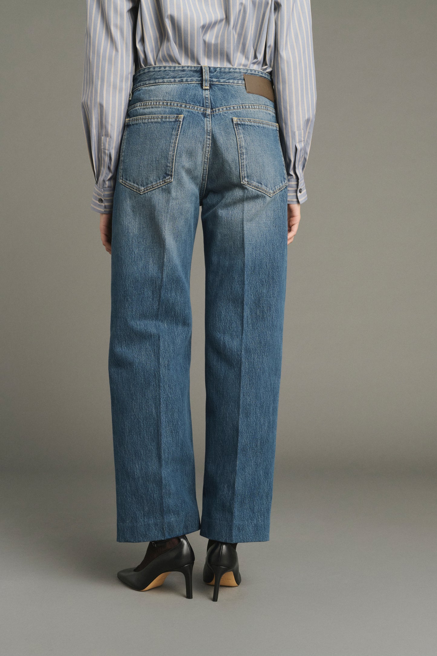 Jean Jerry - Denim Bleu Délavé - Coton - Femme