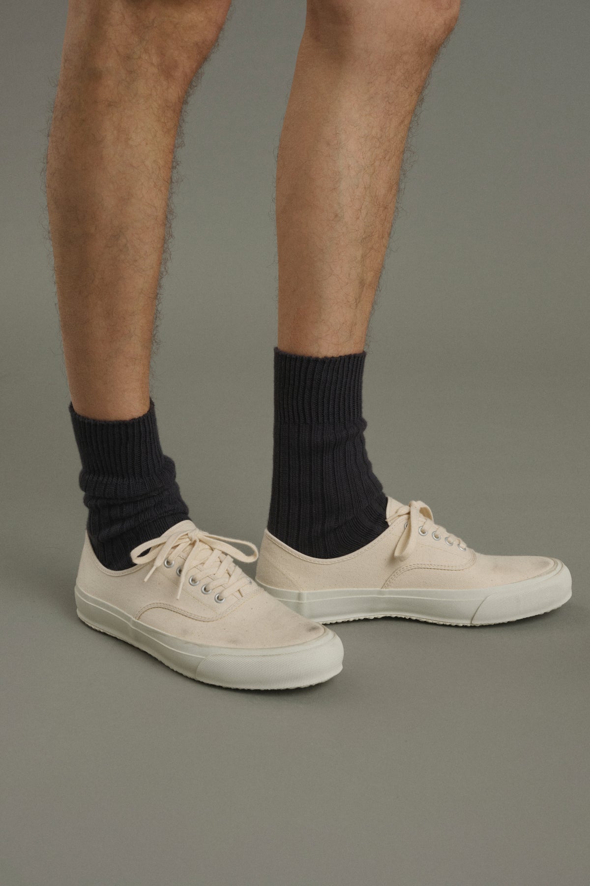 Socken Barth - Anthrazitgrau - Baumwolle - Herren vue 2