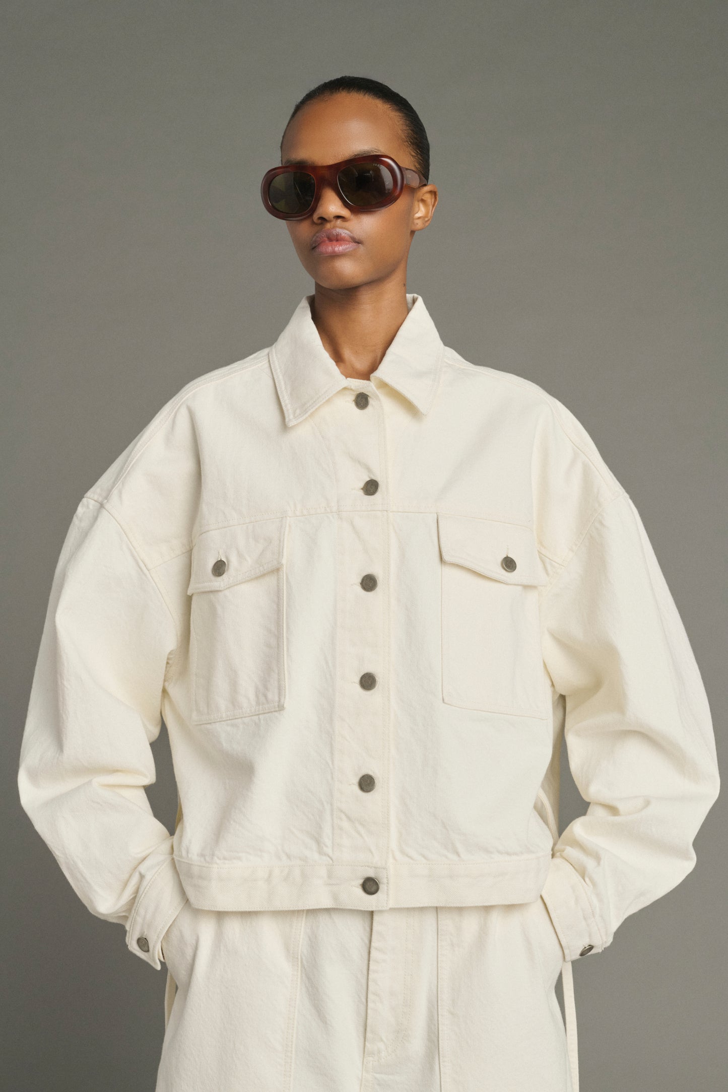 Giacca Lys - Ecru - Cotone - Donna