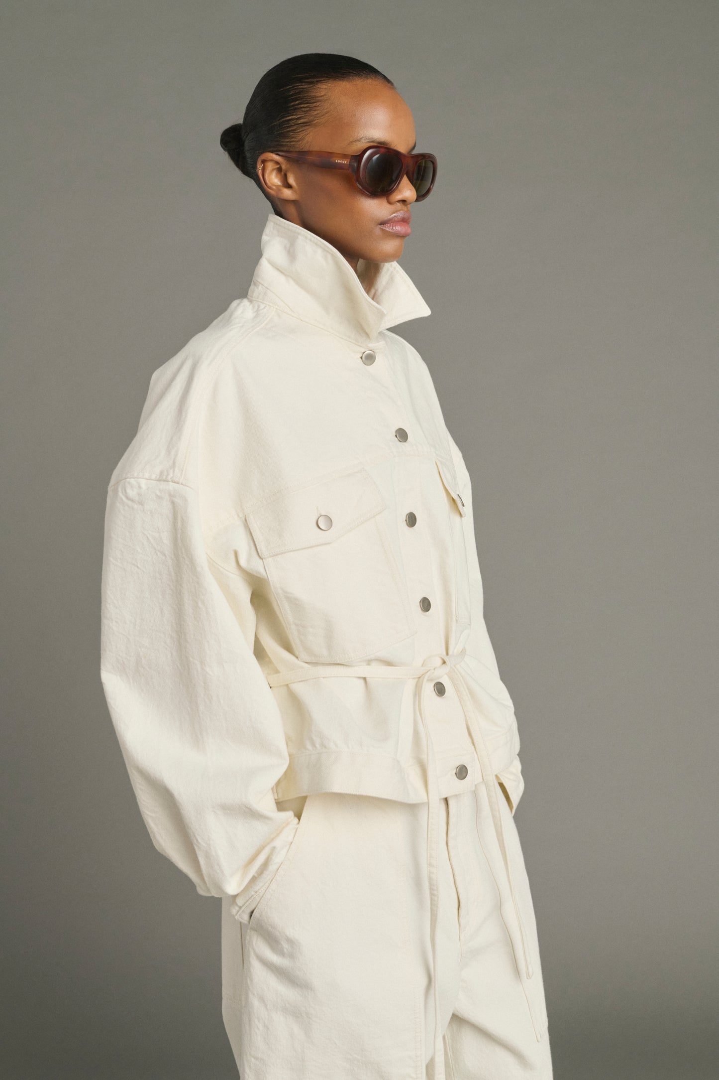 Giacca Lys - Ecru - Cotone - Donna