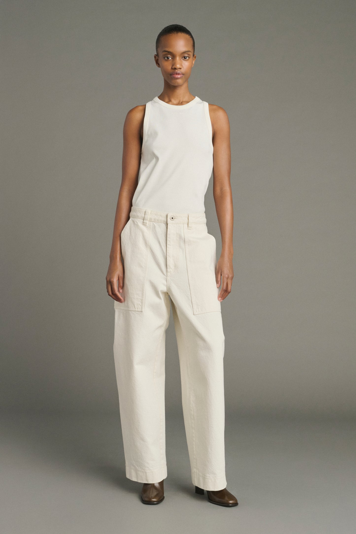 Jeans Kurt - Écru - Cotone - Donna