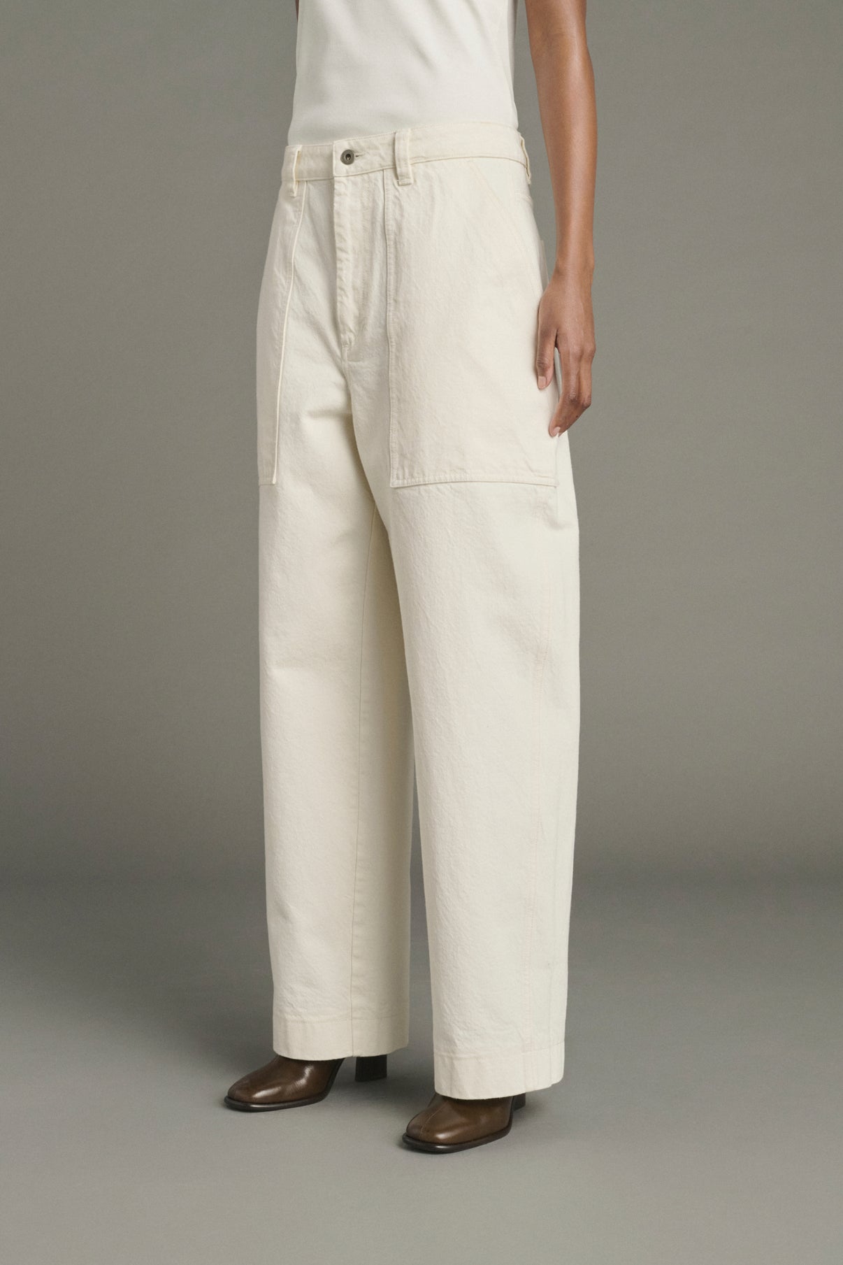 Jeans Kurt - Écru - Cotone - Donna vue 3