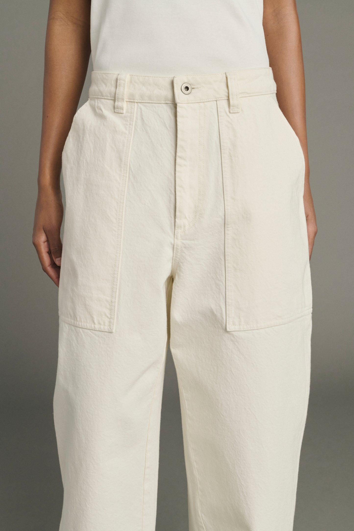 Jeans Kurt - Écru - Cotone - Donna