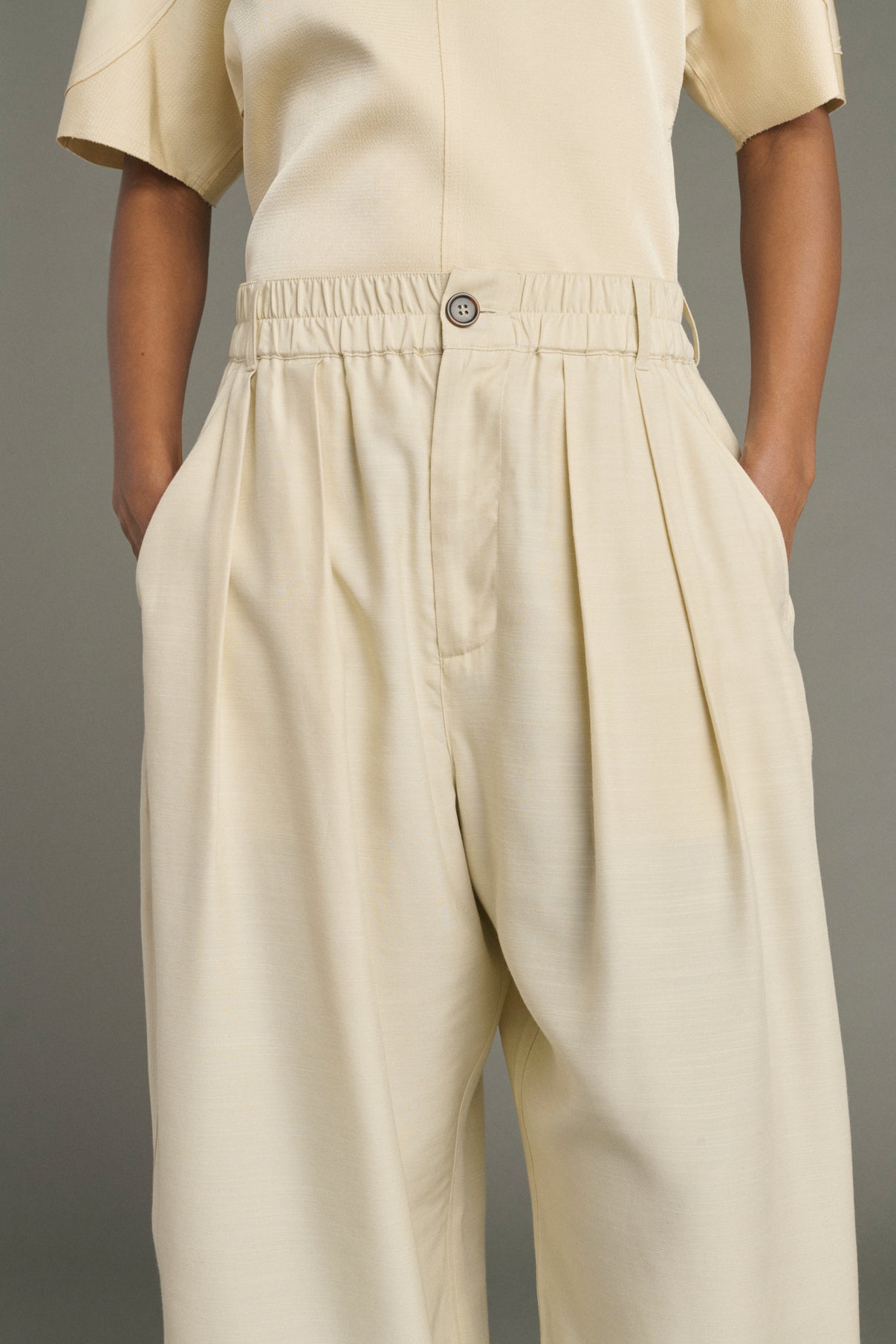 Pantaloni Vernon - Écru - Donna vue 5