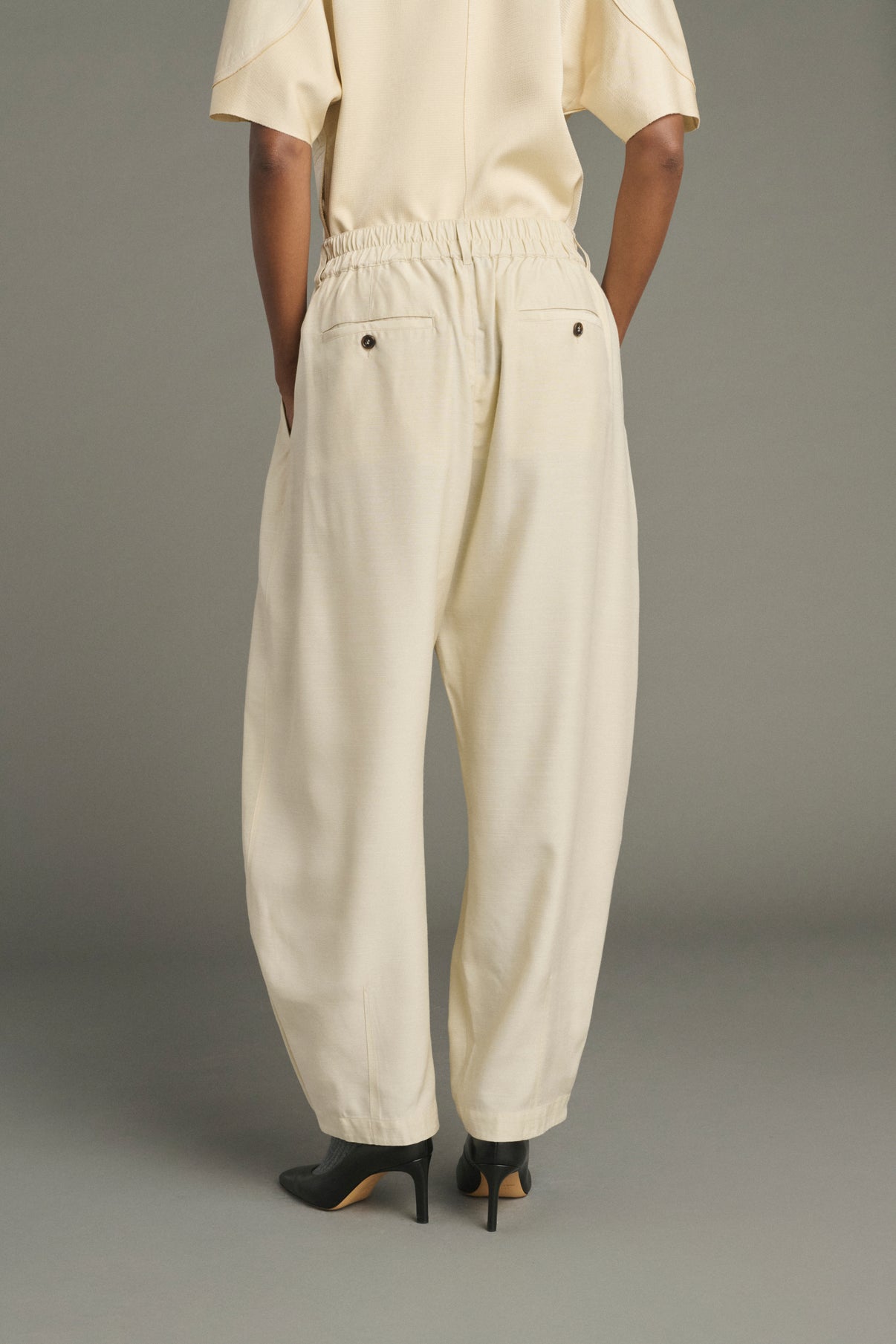 Pantaloni Vernon - Écru - Donna vue 4