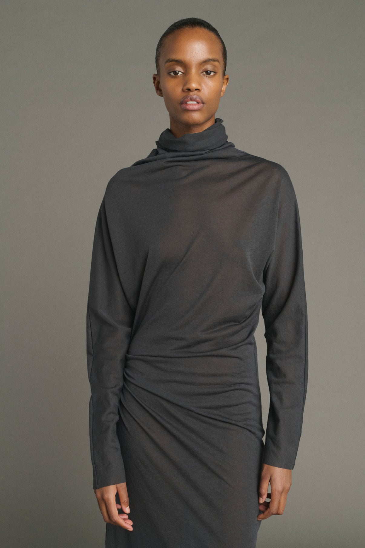 Abito Lola - Grigio Antracite - Cotone - Donna vue 4