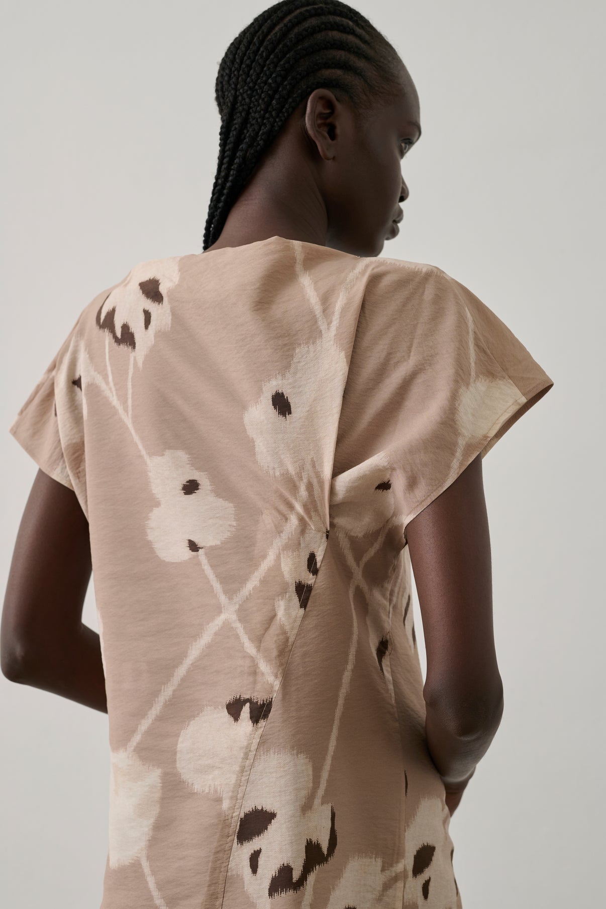 Robe Felicie - Beige - Soie - Femme vue 4