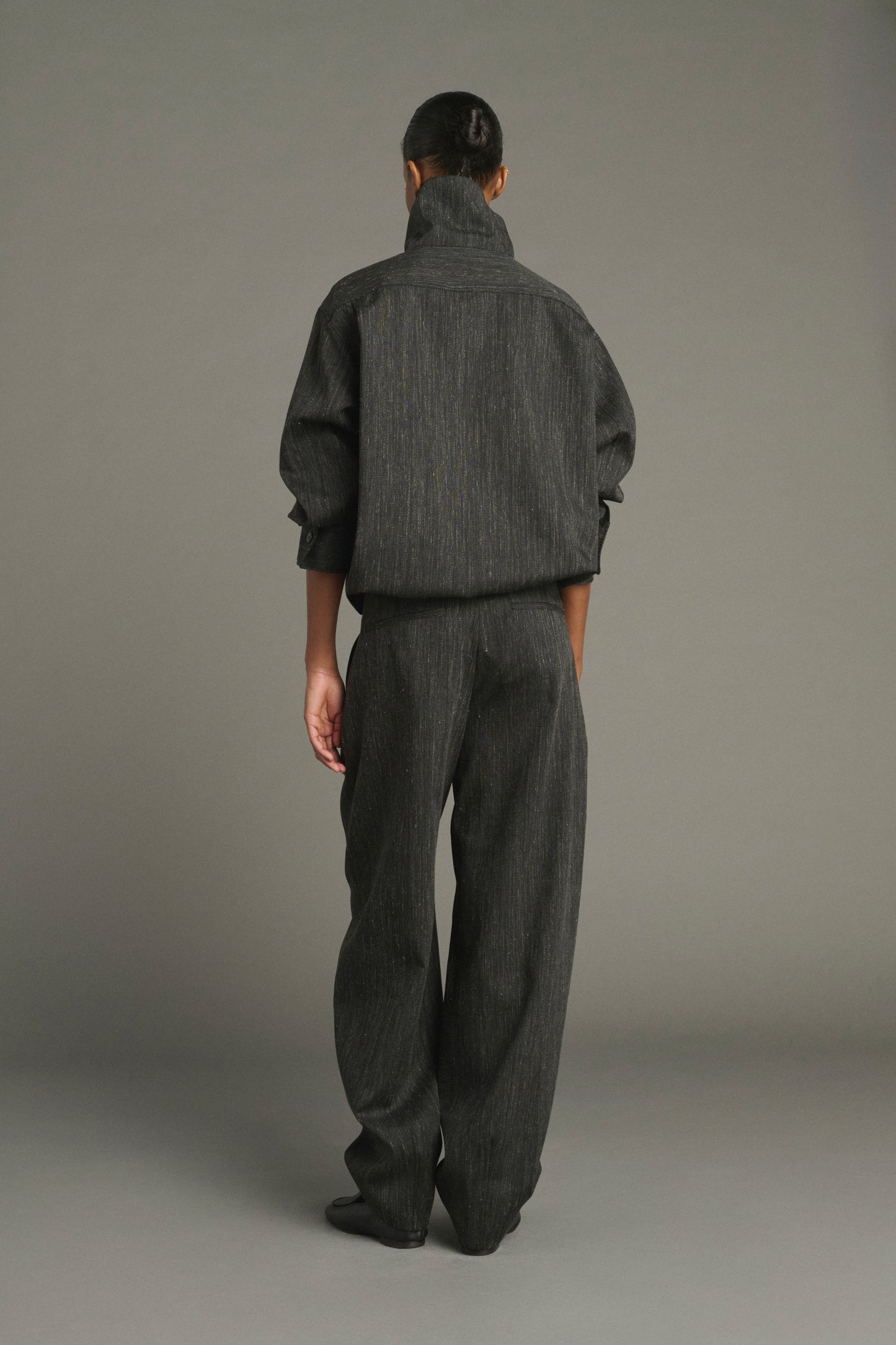 Chemise Lutece - Gris Anthracite - Laine - Femme