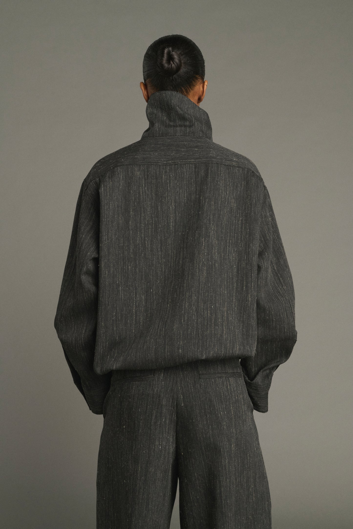 Chemise Lutece - Gris Anthracite - Laine - Femme
