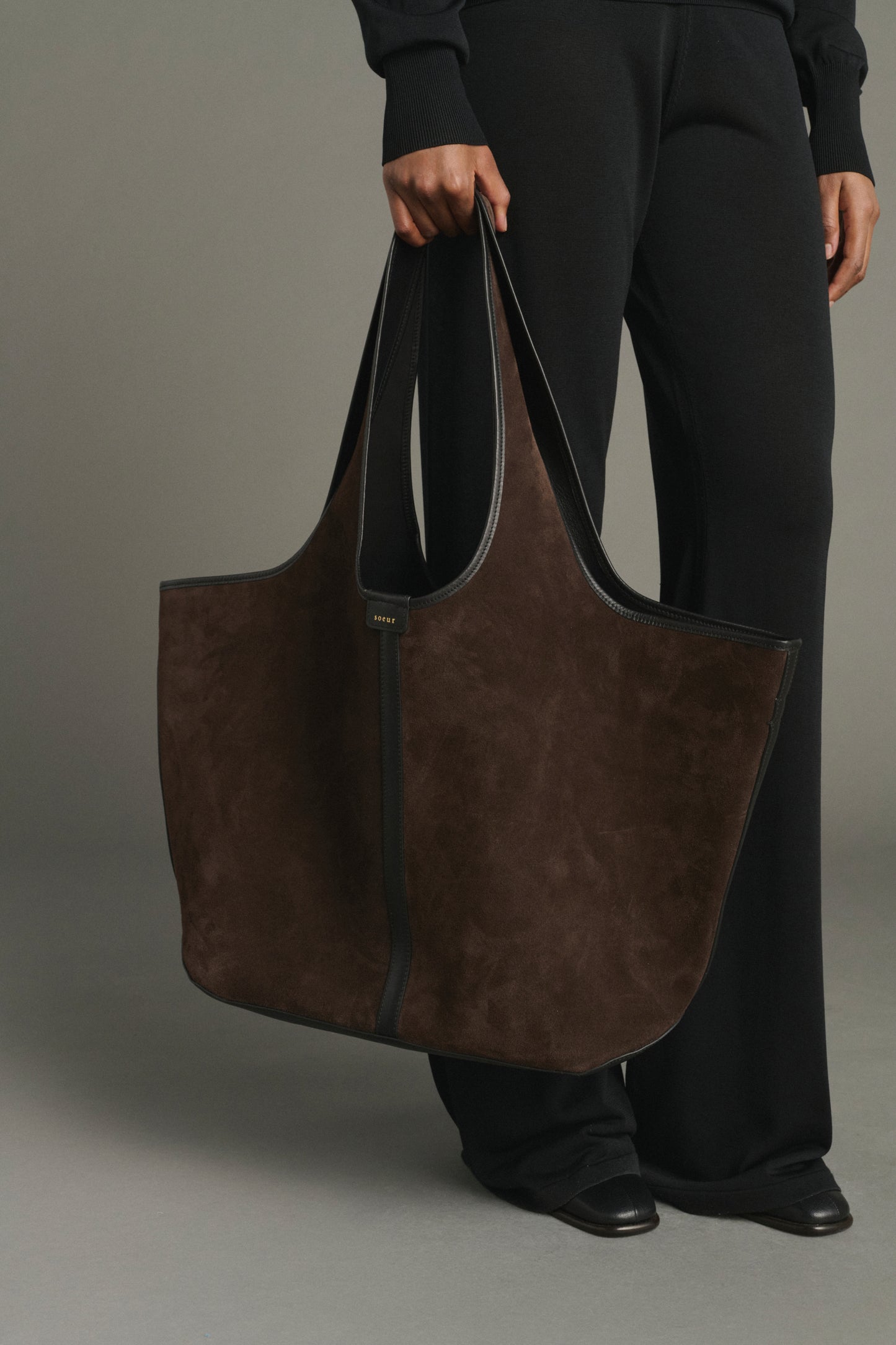 Cabas Douce – Dunkelbraun – Leder – Damen