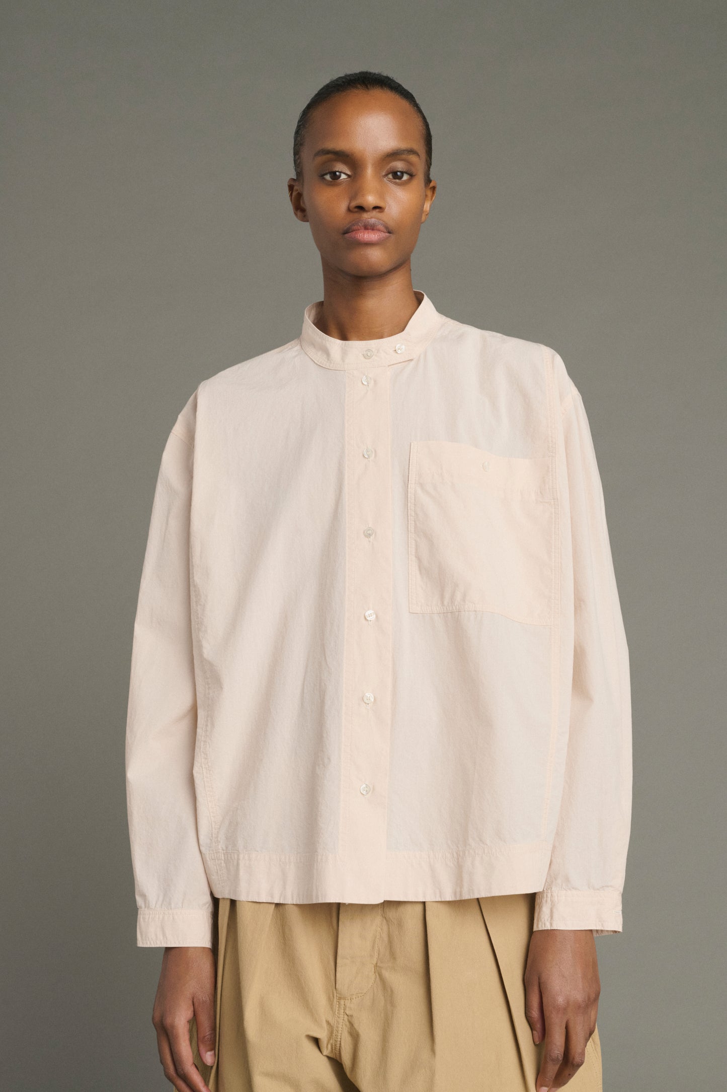 Hemd Chypre – Pudrig-Beige – Baumwolle – Damen