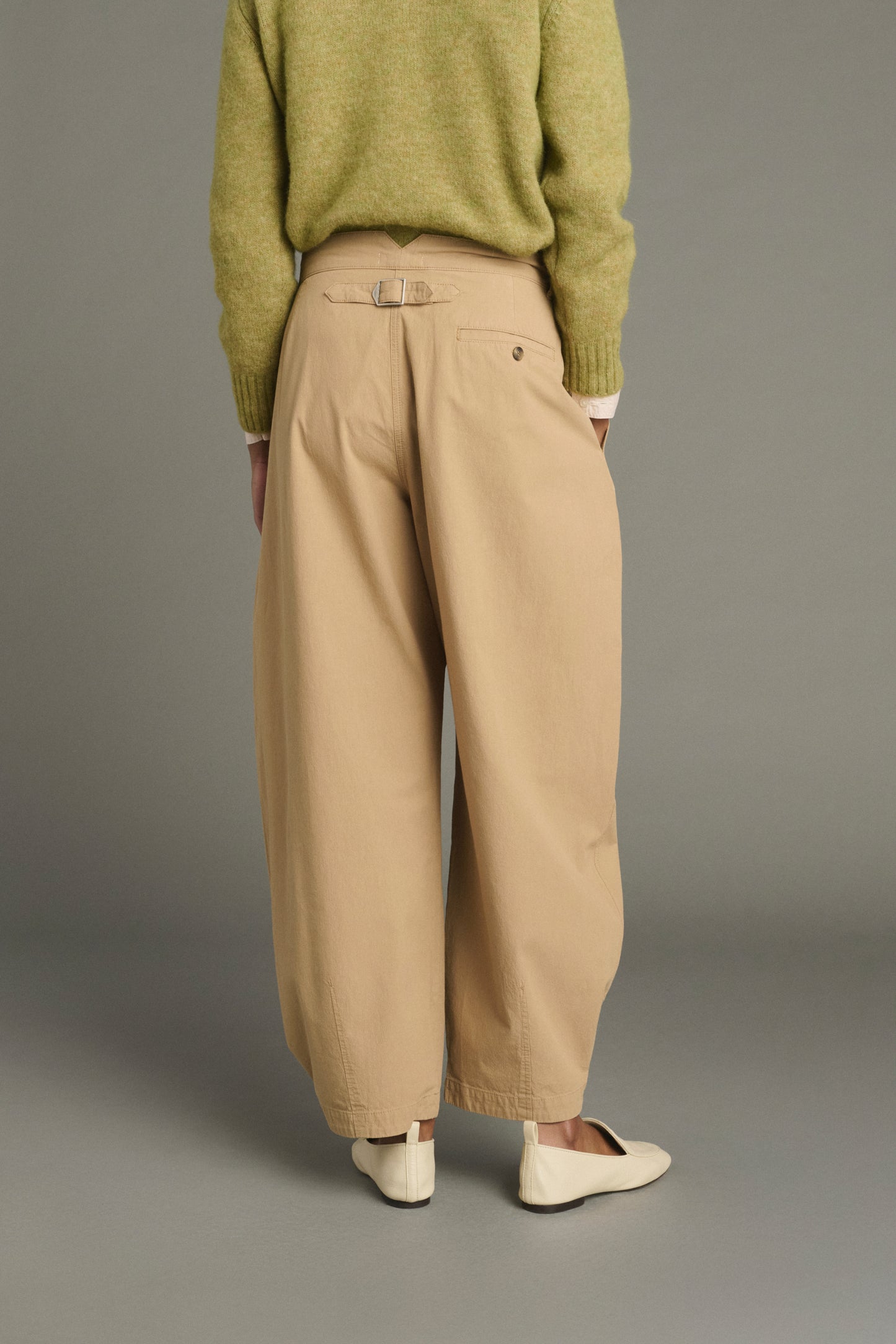 Pantalon Lambert - Beige - Coton - Femme