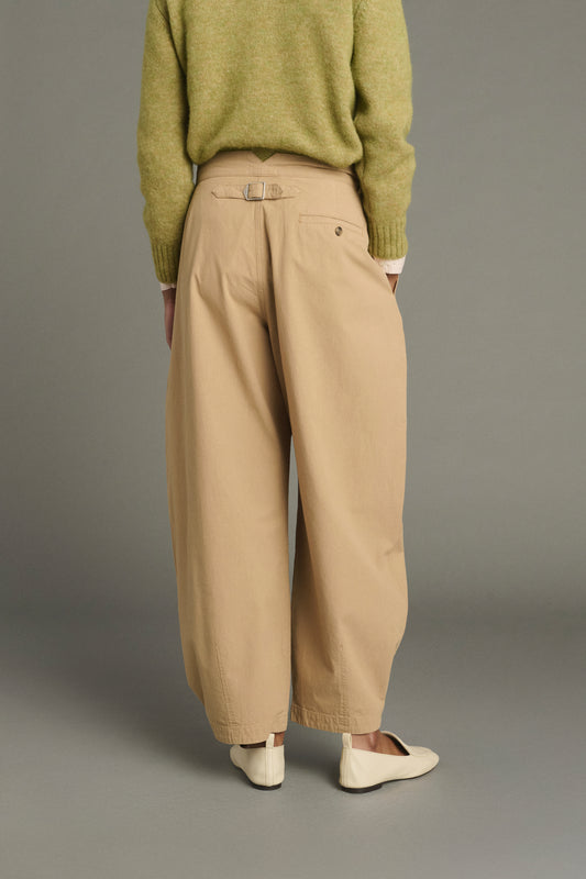 Hose Lambert – Beige – Baumwolle – Damen
