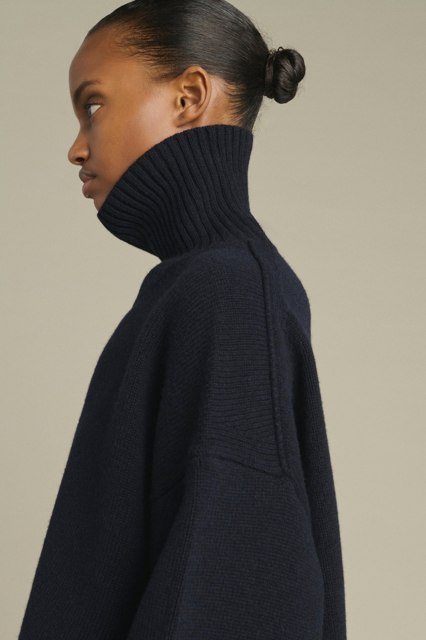 Pullover William - Navy - Merinowolle - Damen