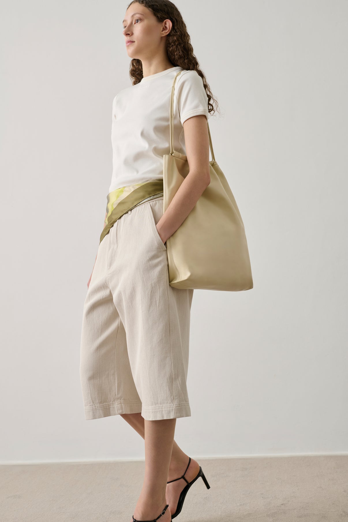 Bermuda Francis - Bianco Grès - Cotone - Donna vue 1