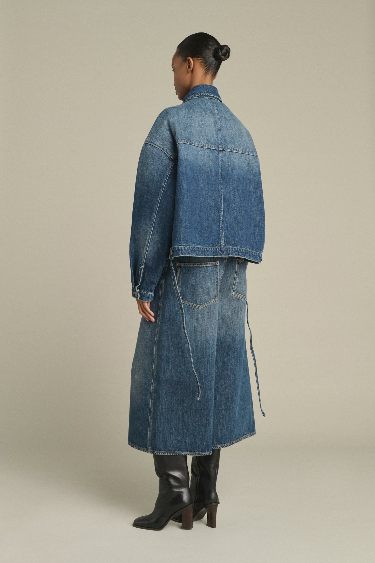 Bermuda Joyce – Denim Blau Gewaschen – Baumwolle – Damen