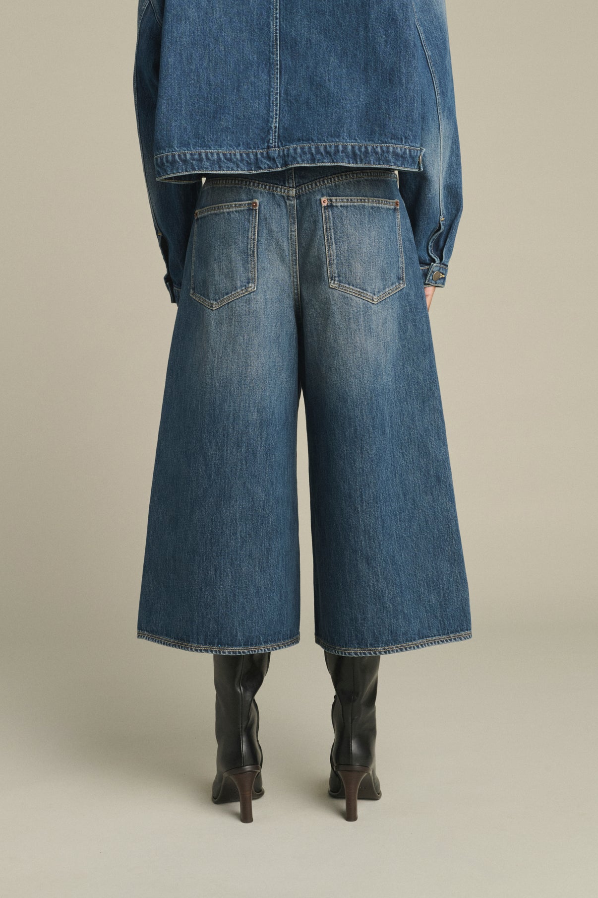Bermuda Joyce – Denim Blau Gewaschen – Baumwolle – Damen vue 4