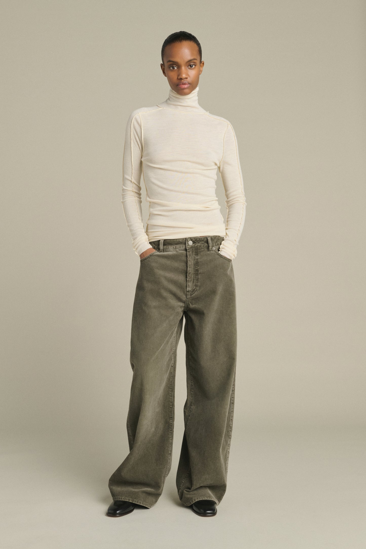 Hunter Trousers - Grey - Cotton - Women