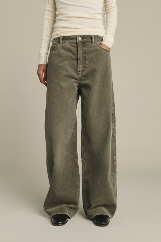 Pantaloni Hunter - Grigio - Cotone - Donna