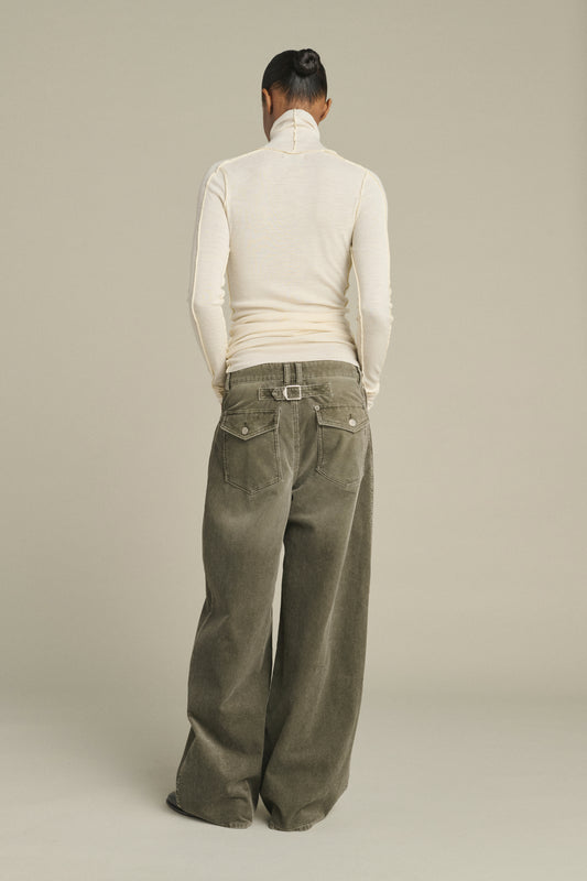 Pantaloni Hunter - Grigio - Cotone - Donna