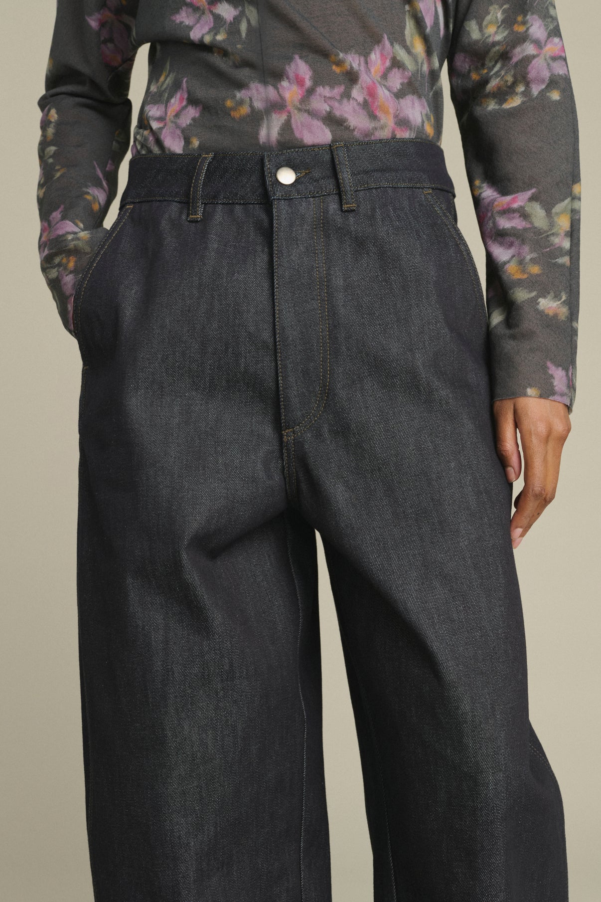 Jeans Gabin - Bleu Brut - Cotton - Women vue 4