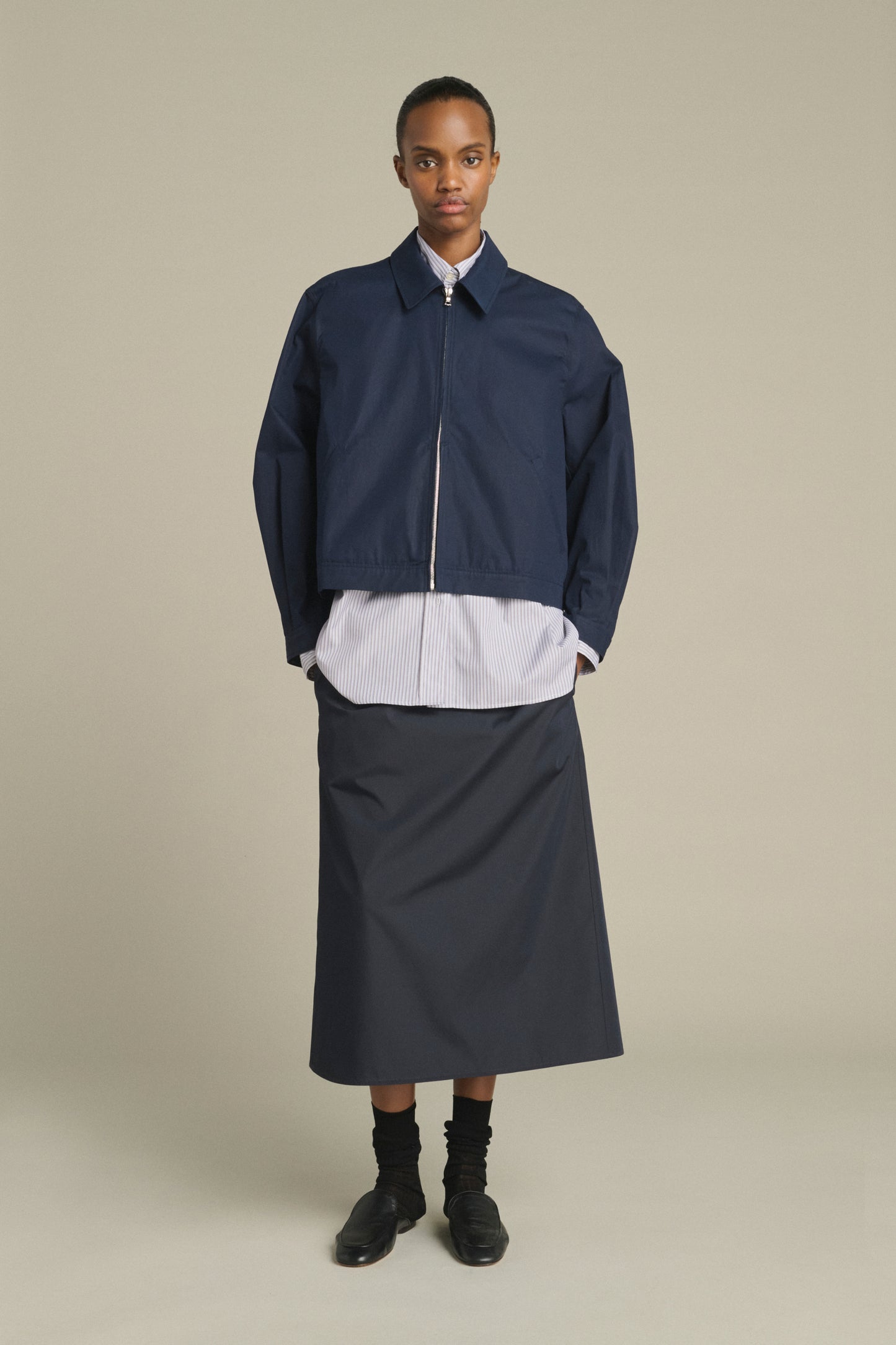 Veste Jared - Navy - Coton - Femme