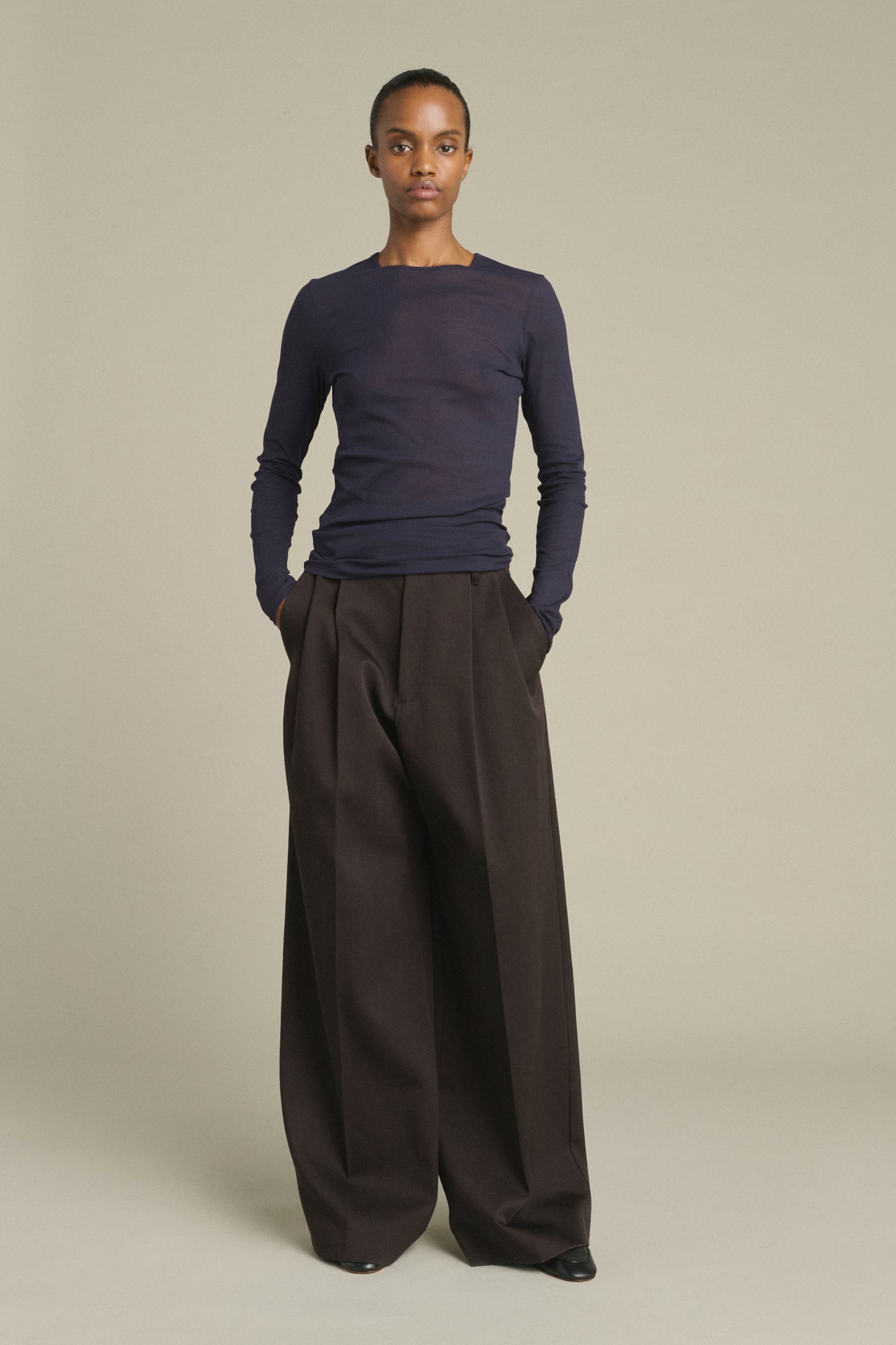 T-shirt Jia - Viola Scuro - Cotone - Donna