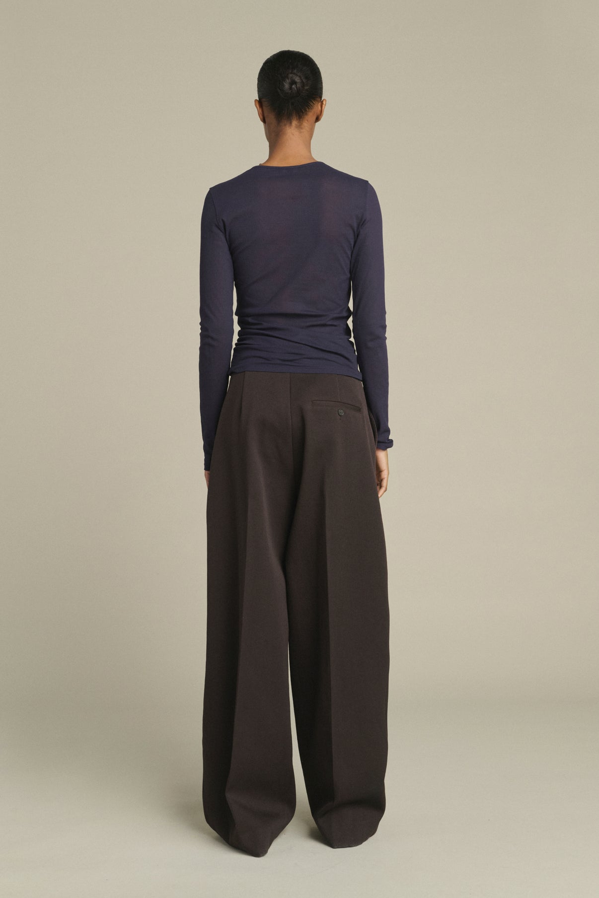 T-shirt Jia - Viola Scuro - Cotone - Donna vue 2