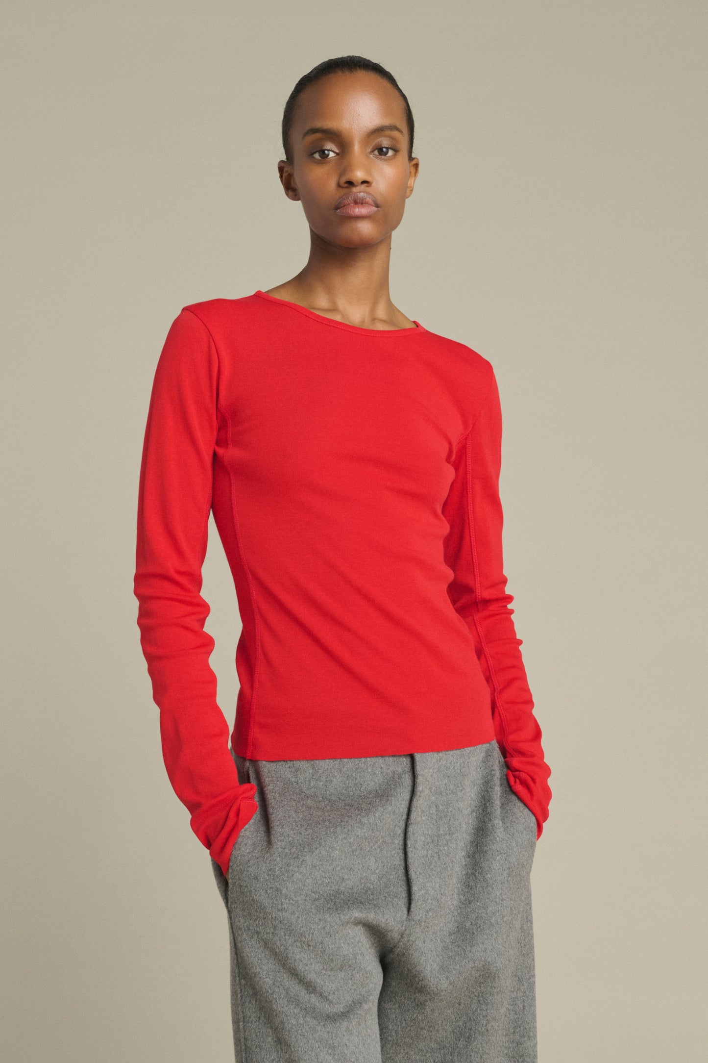 T-Shirt Lester – Rot – Baumwolle – Damen