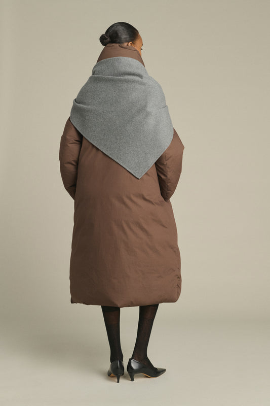 Cape Jamelia - Grigio Chiaro - Lana - Donna