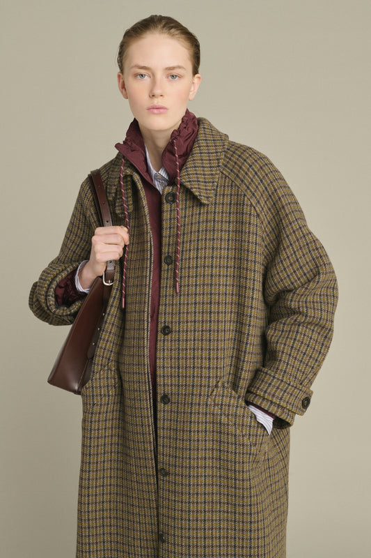 Berlin coat - Grey/Khaki - Wool - Women