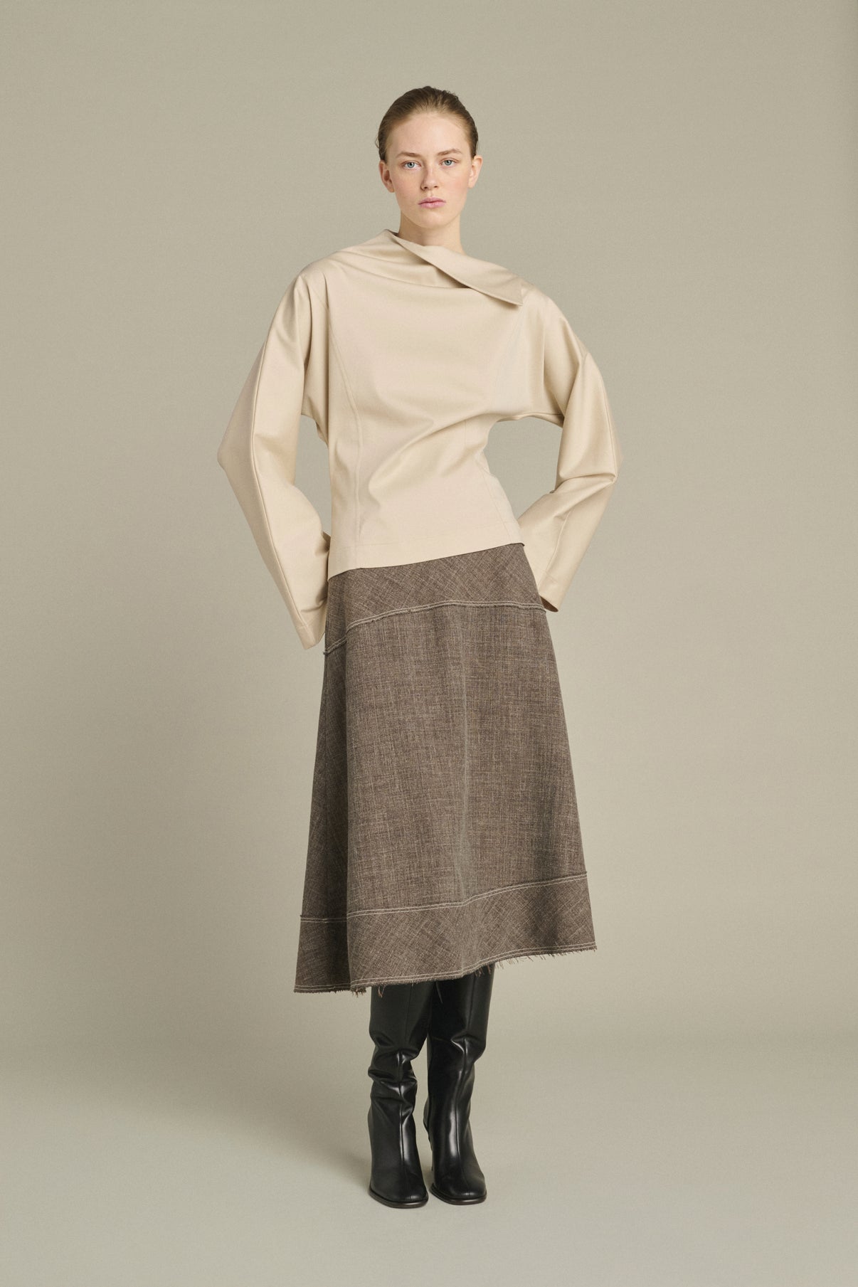 T-shirt Lara - Vanilla - Cotton - Women vue 1