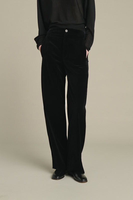 Pantaloni Celestin - Nero - Cotone - Donna