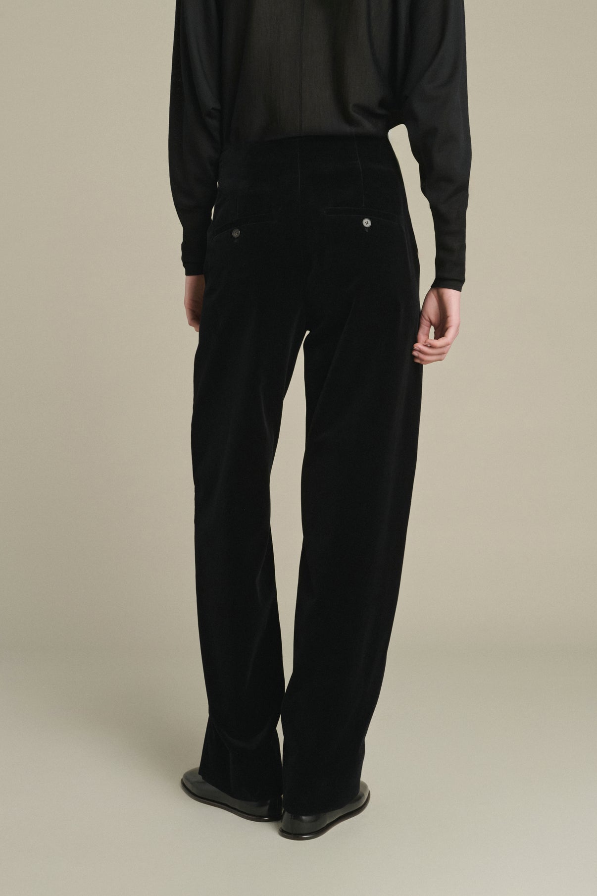 Pantalon Celestin - Noir - Coton - Femme vue 4