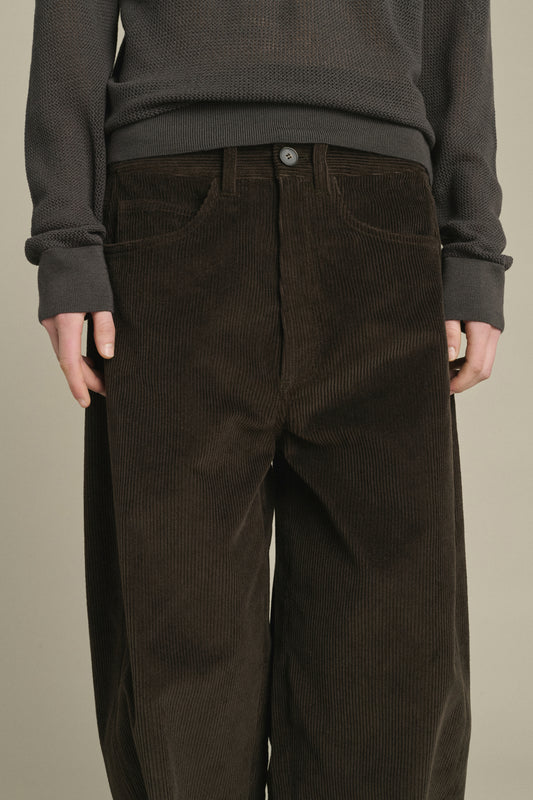 Hose Gunther – Dunkelbraun – Baumwolle – Damen