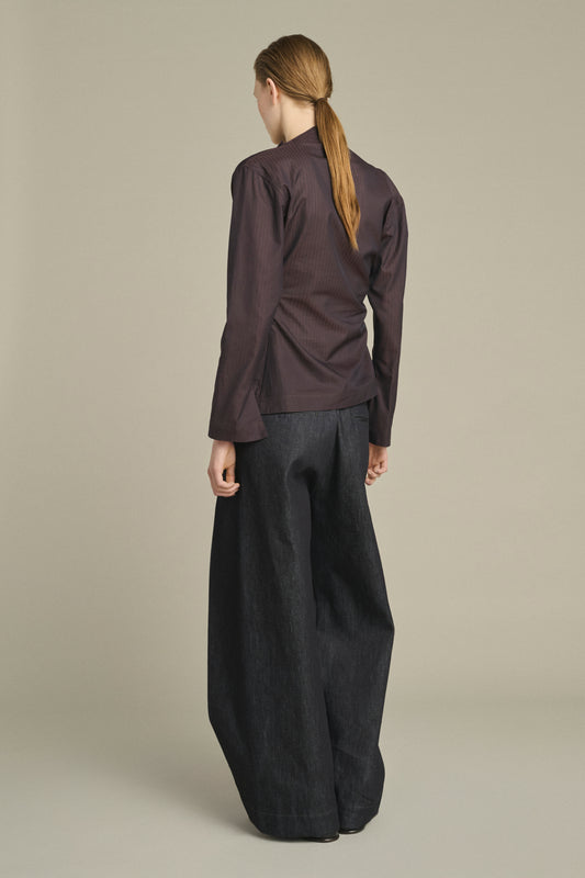 Blouse Lana - Figue/Marron - Coton - Femme
