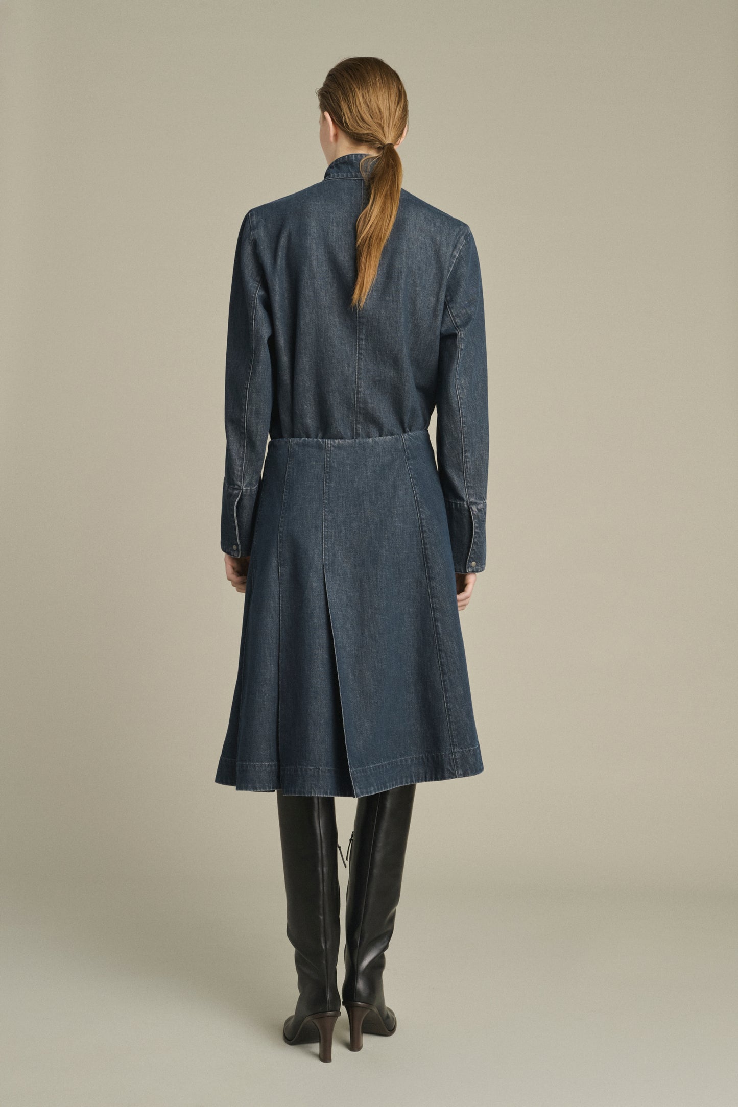 Camicia Leslie - Blu Grigio - Cotone - Donna