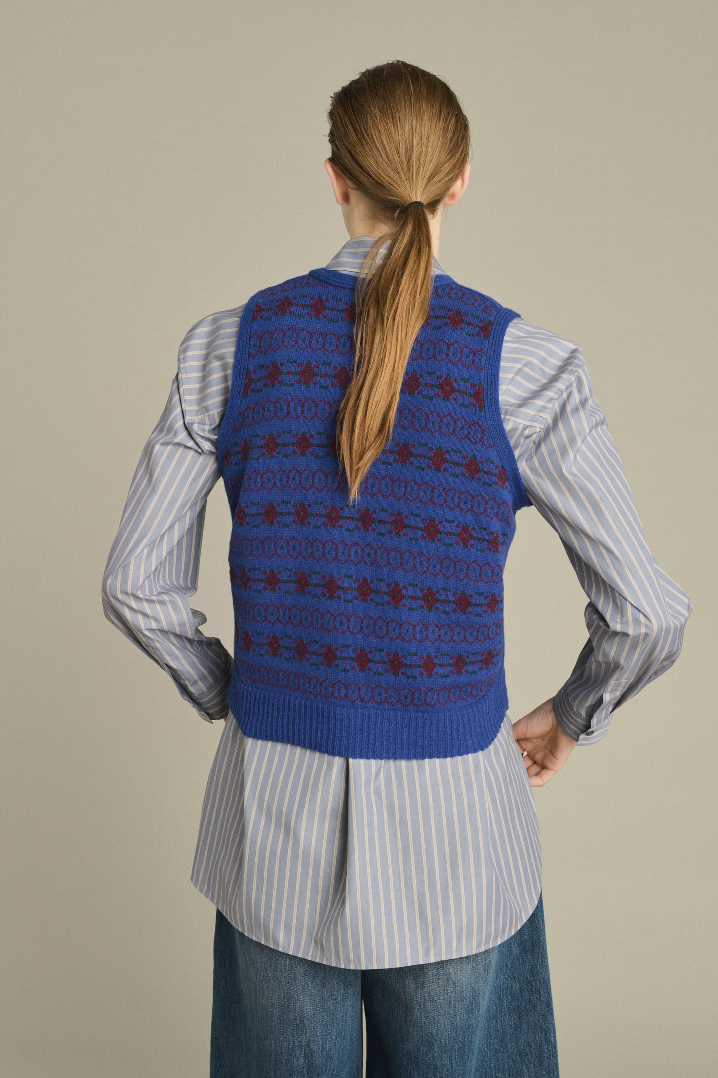 Pullover Ileana - Multico Violett - Merinowolle - Damen