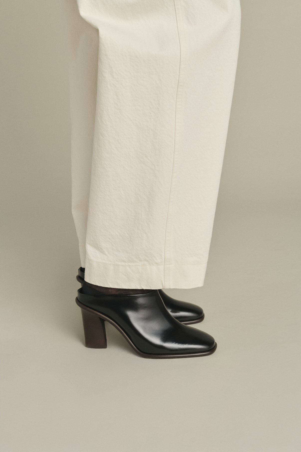 Mules Elba - Schwarz - Leder - Damen vue 6