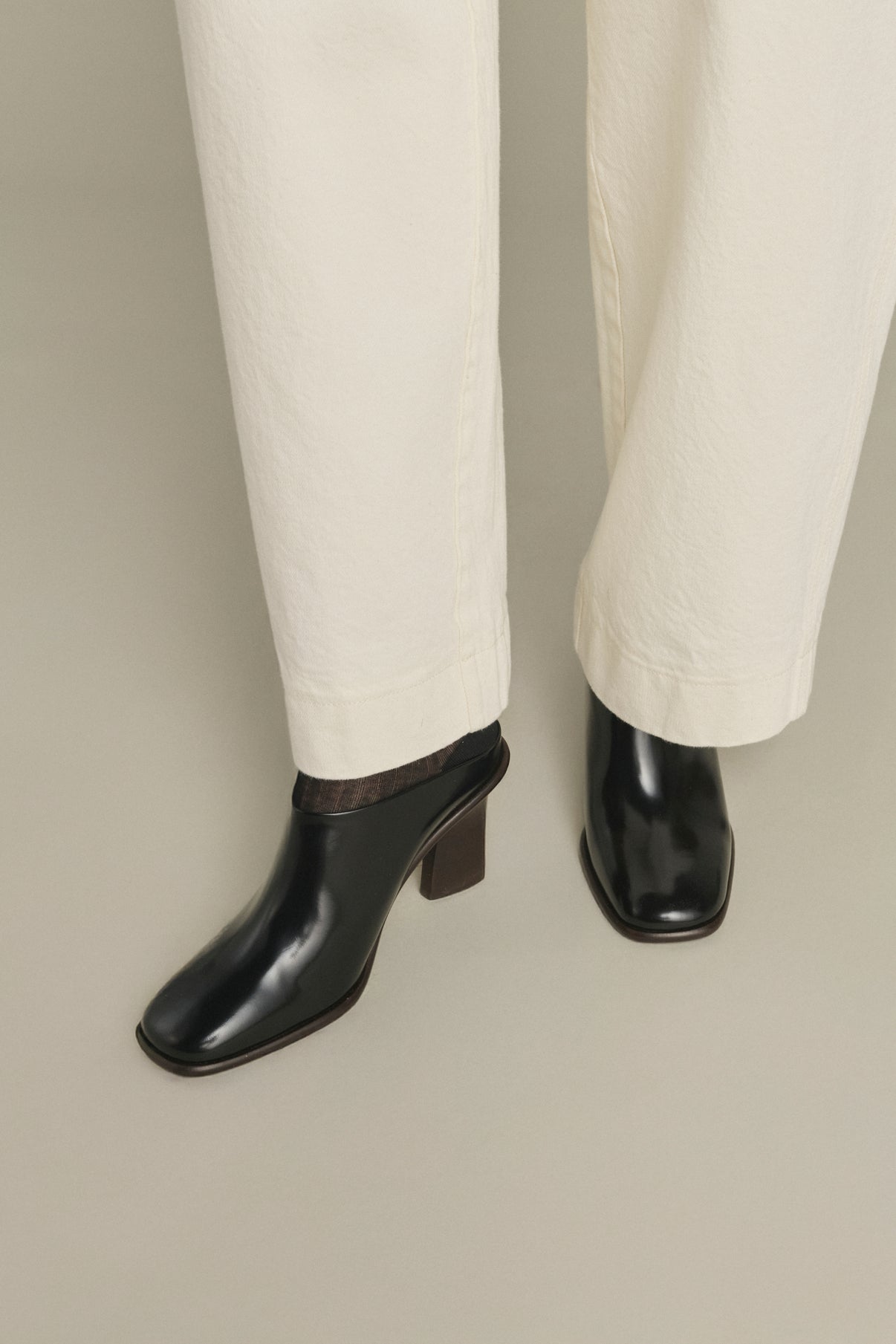 Mules Elba - Schwarz - Leder - Damen vue 5
