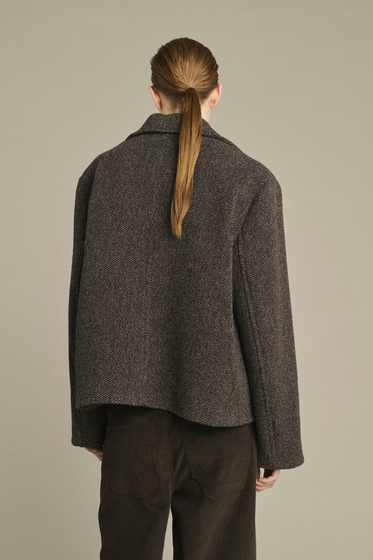 Cappotto Joseph - Marrone/Nero - Lana - Donna