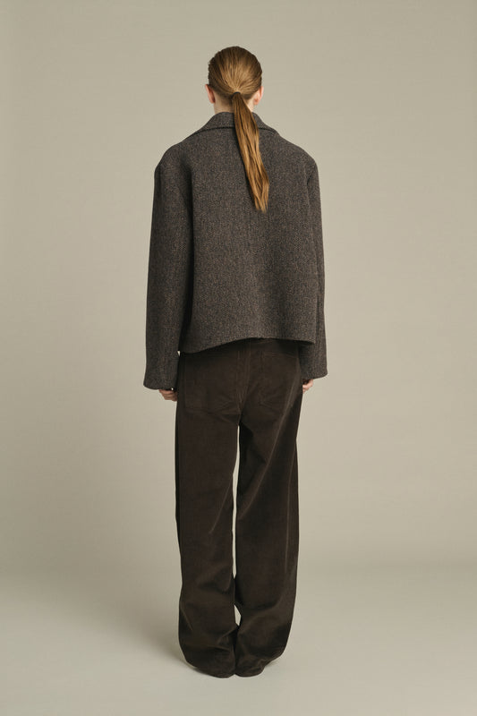 Cappotto Joseph - Marrone/Nero - Lana - Donna