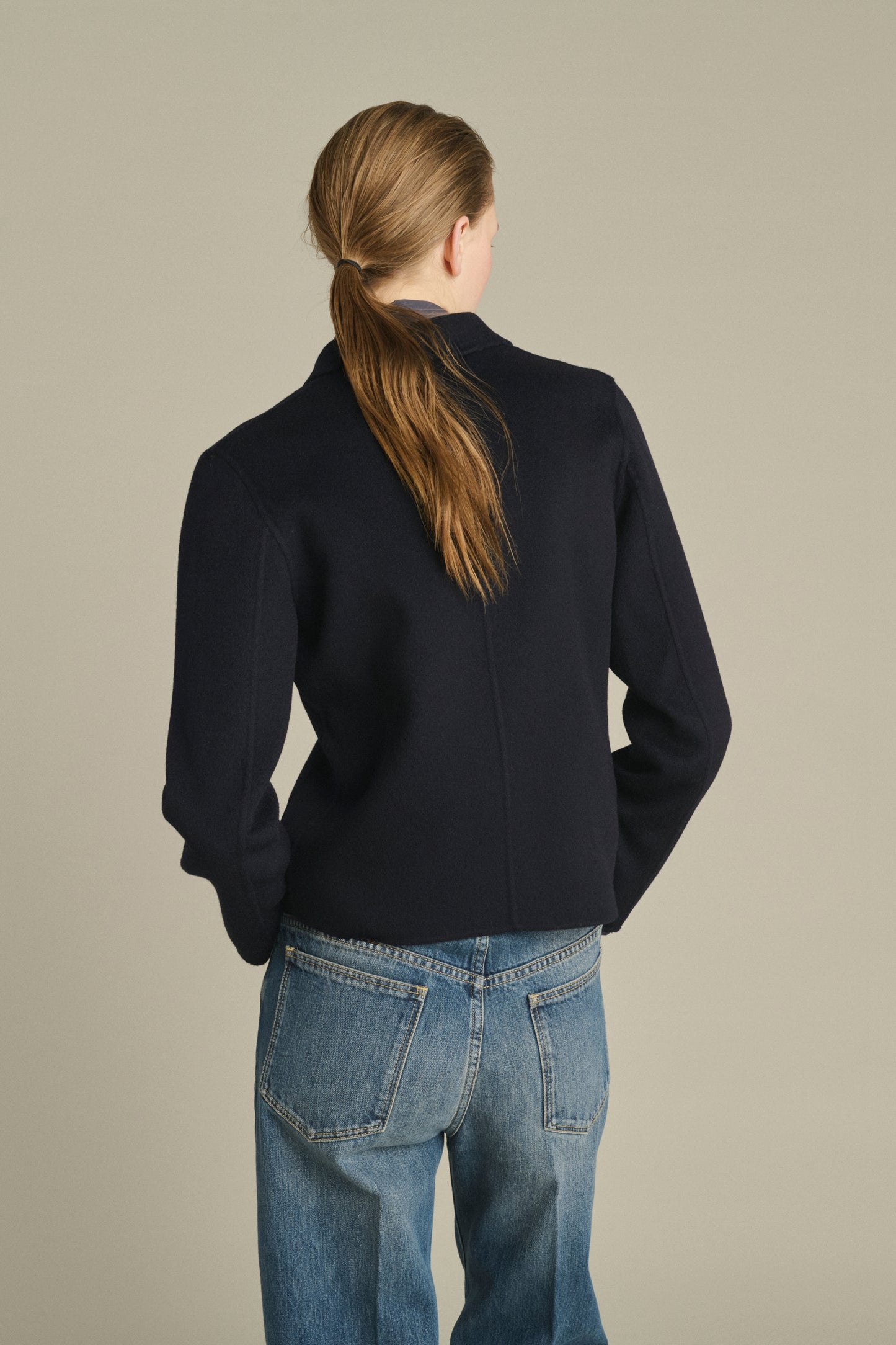 Hespera Jacket - Deep Navy - Wool - Women