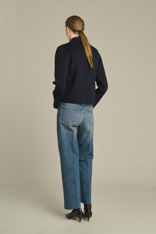 Jacke Hespera – Deep Navy – Wolle – Damen