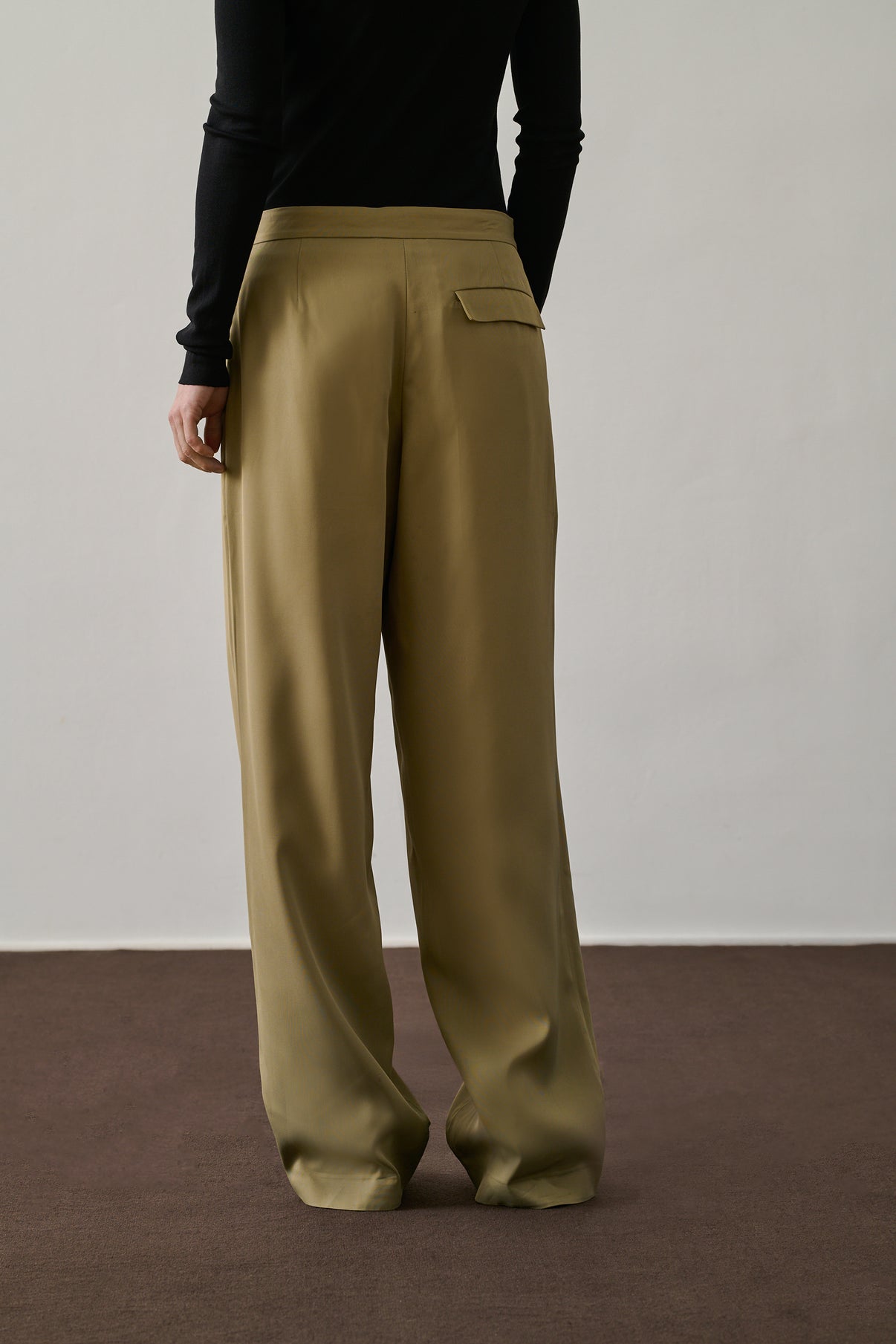 Pantalon Jessie - Sauge - Viscose - Femme vue 3