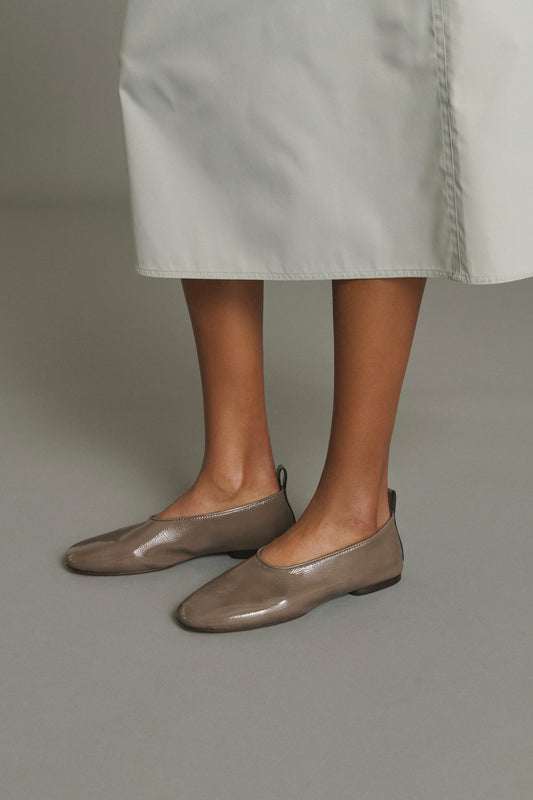 Ballerine Bala - Kaki - Pelle - Donna