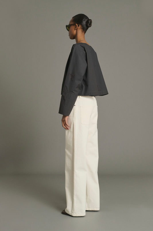 Blouse Hansel - Gris Anthracite - Coton - Femme