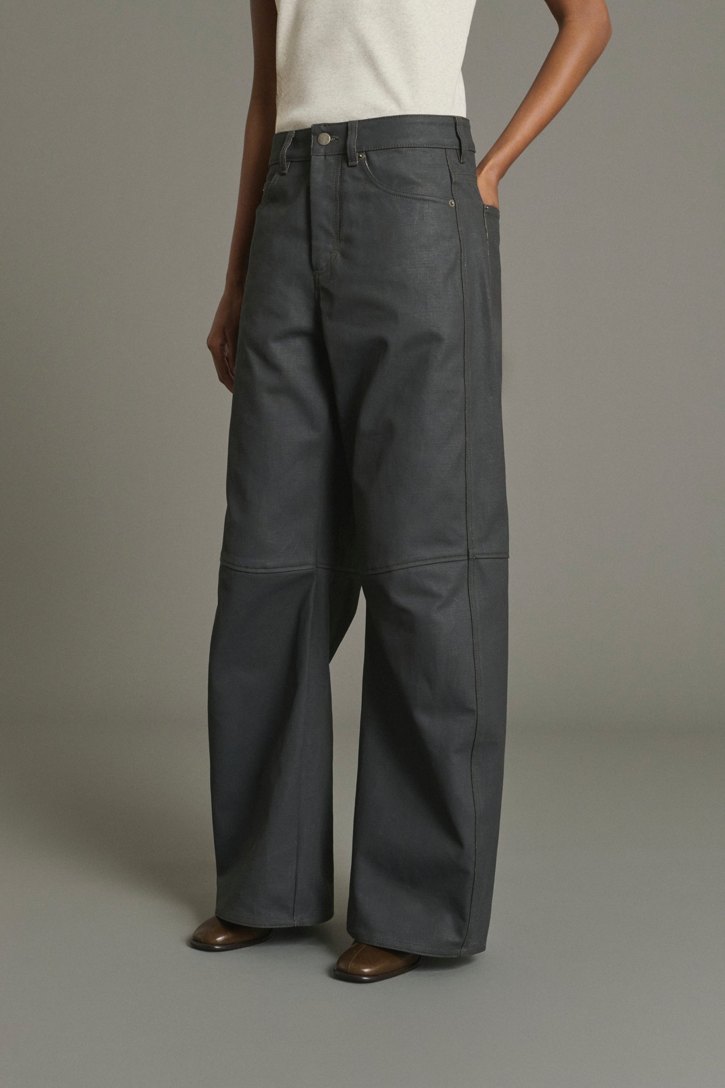 Jean Jackson - Gris - Coton - Femme