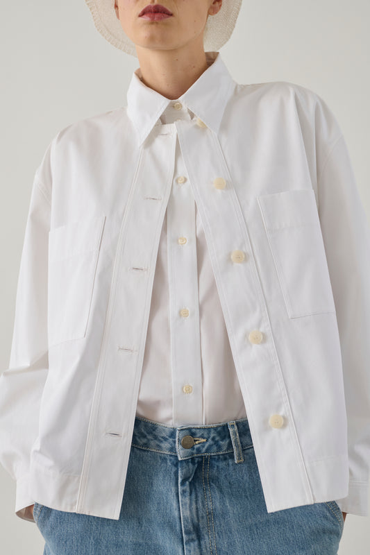 Chemise Hortense - Blanc - Coton - Femme